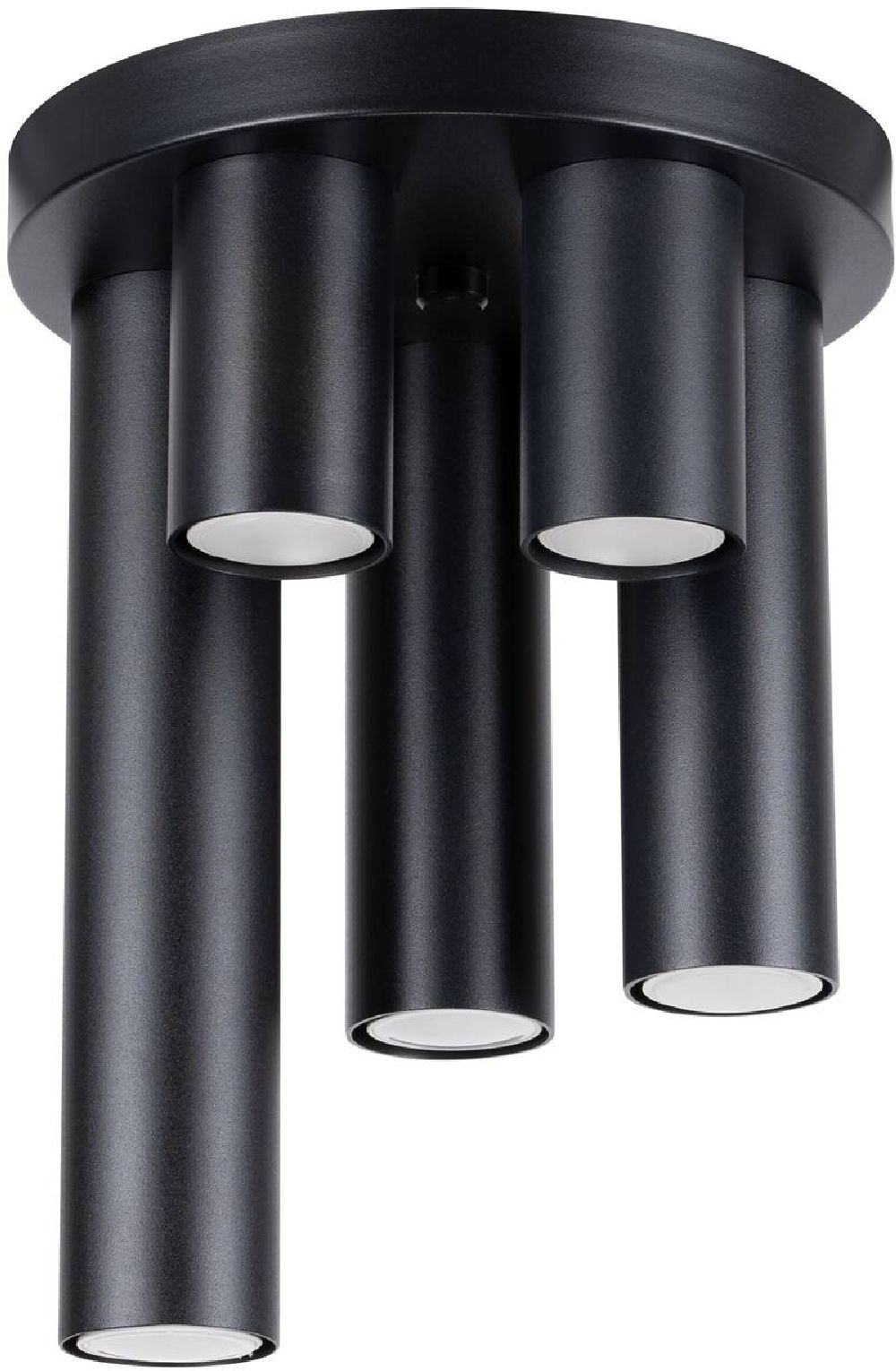 Sollux Lighting Lagos plafonnier 5x10 W noir SL.1467