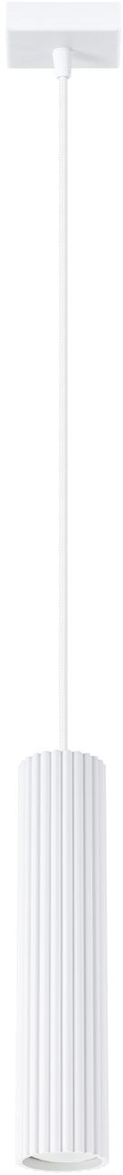 Sollux Lighting Karbon lampe suspendue 1x10 W blanc SL.1535