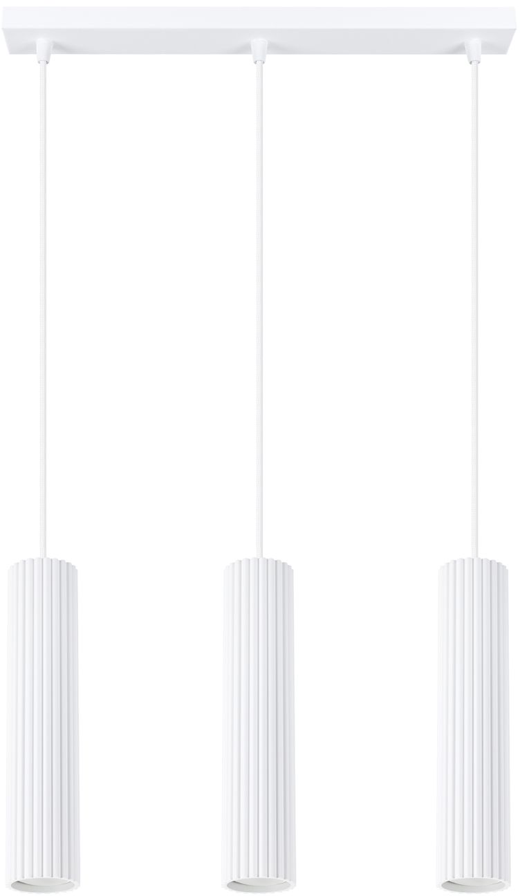 Sollux Lighting Karbon lampe suspendue 3x10 W blanc SL.1537