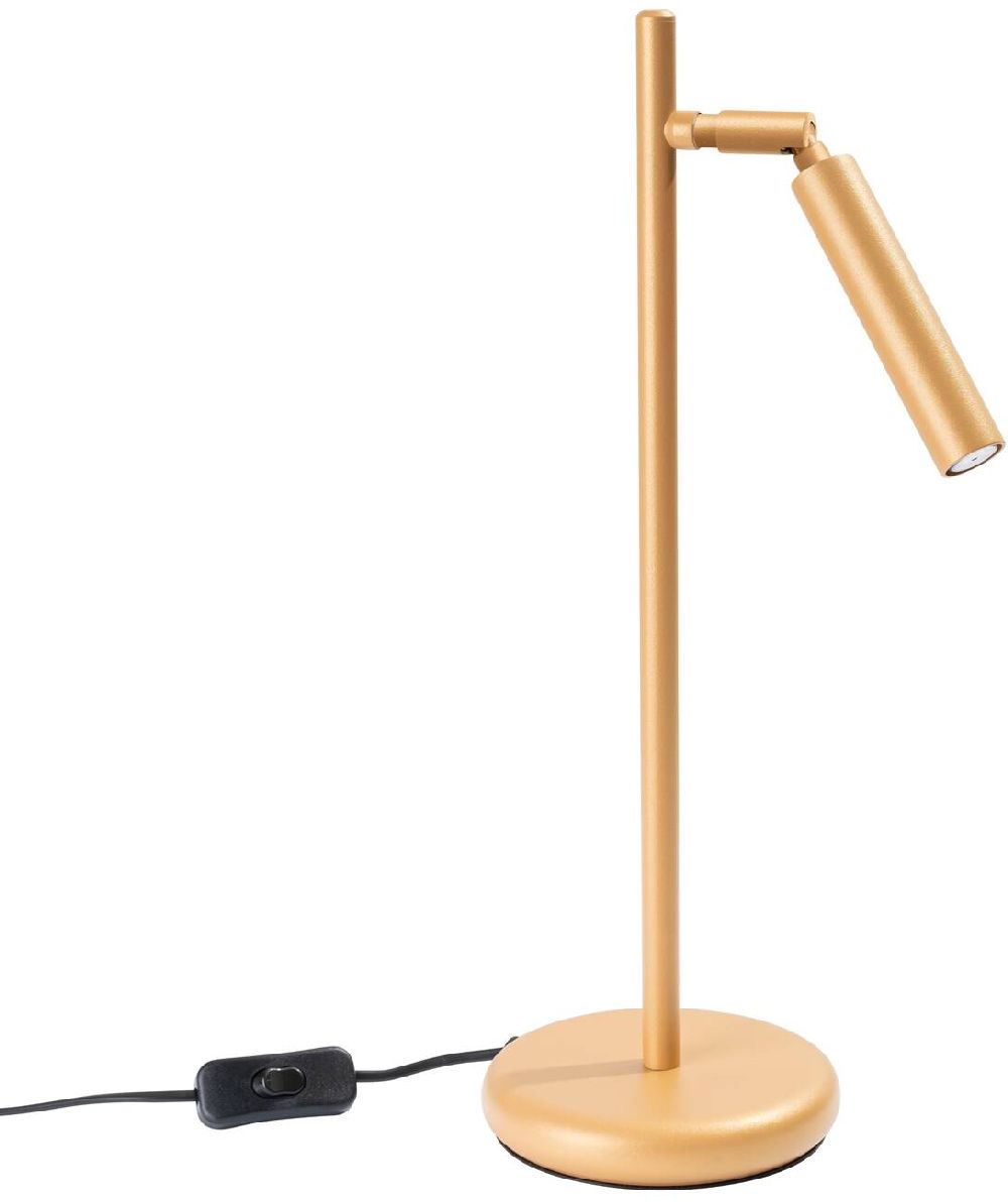 Sollux Lighting Pastelo lampe de bureau 1x8 W doré SL.1470