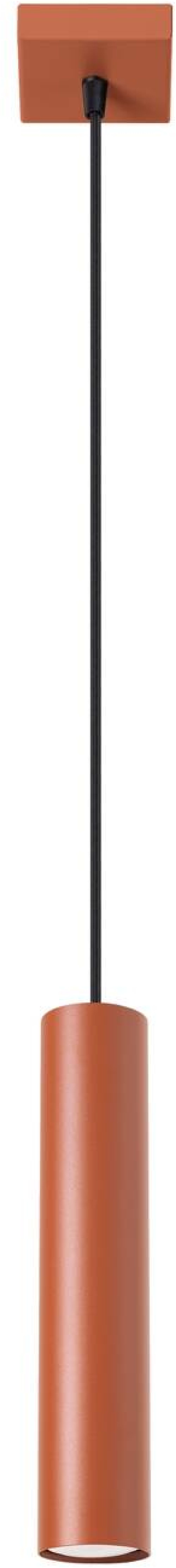 Sollux Lighting Lagos lampe suspendue 1x10 W rouge SL.1489