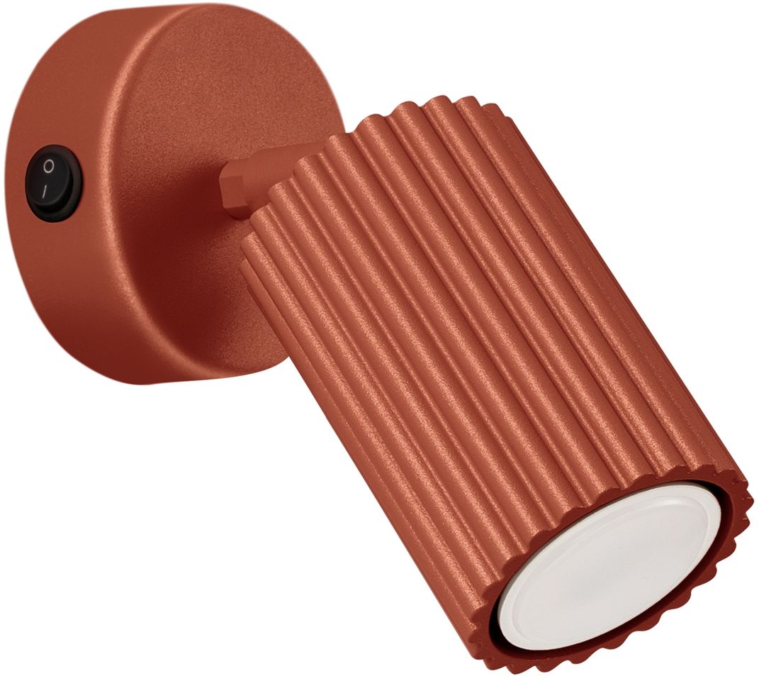Sollux Lighting Karbon applique murale 1x10 W rouge SL.1636