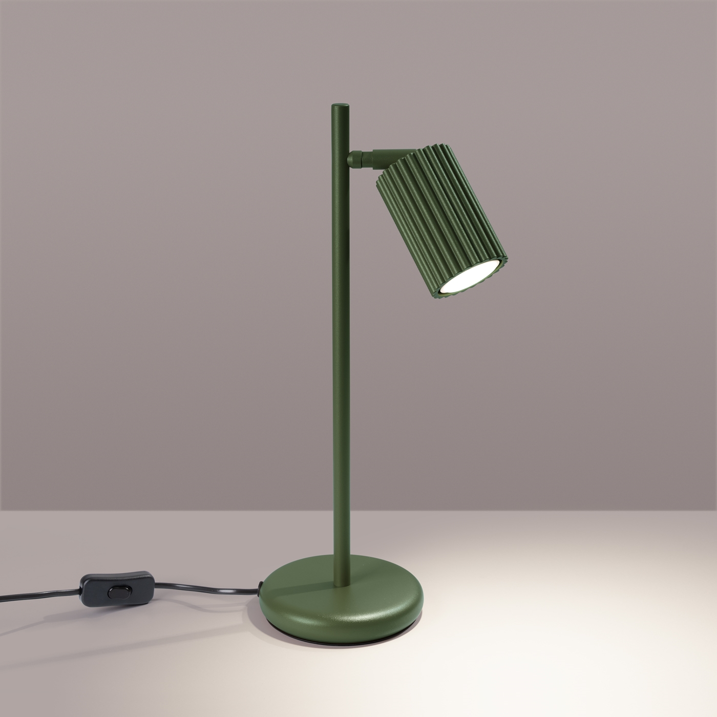Sollux Lighting Karbon lampe de bureau 1x10 W vert SL.1624