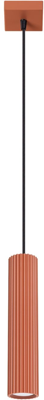 Sollux Lighting Karbon lampe suspendue 1x10 W rouge SL.1630