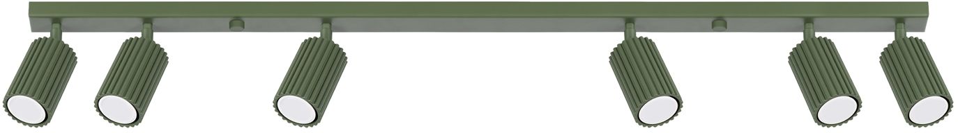 Sollux Lighting Karbon plafonnier 6x10 W vert SL.1623