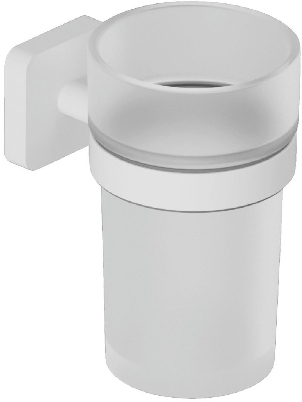 Kludi Vela S gobelet pour brosses à dents blanc 2597553