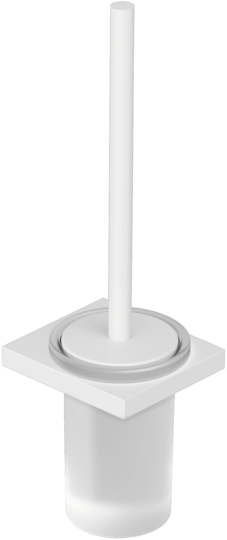 Kludi Vela C brosse wc avec manche à visser blanc 3197453
