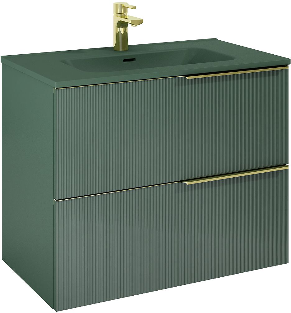 Elita Soho armoire 80x45.3x63.5 cm sous-lavabo suspendu vert RE010804047010