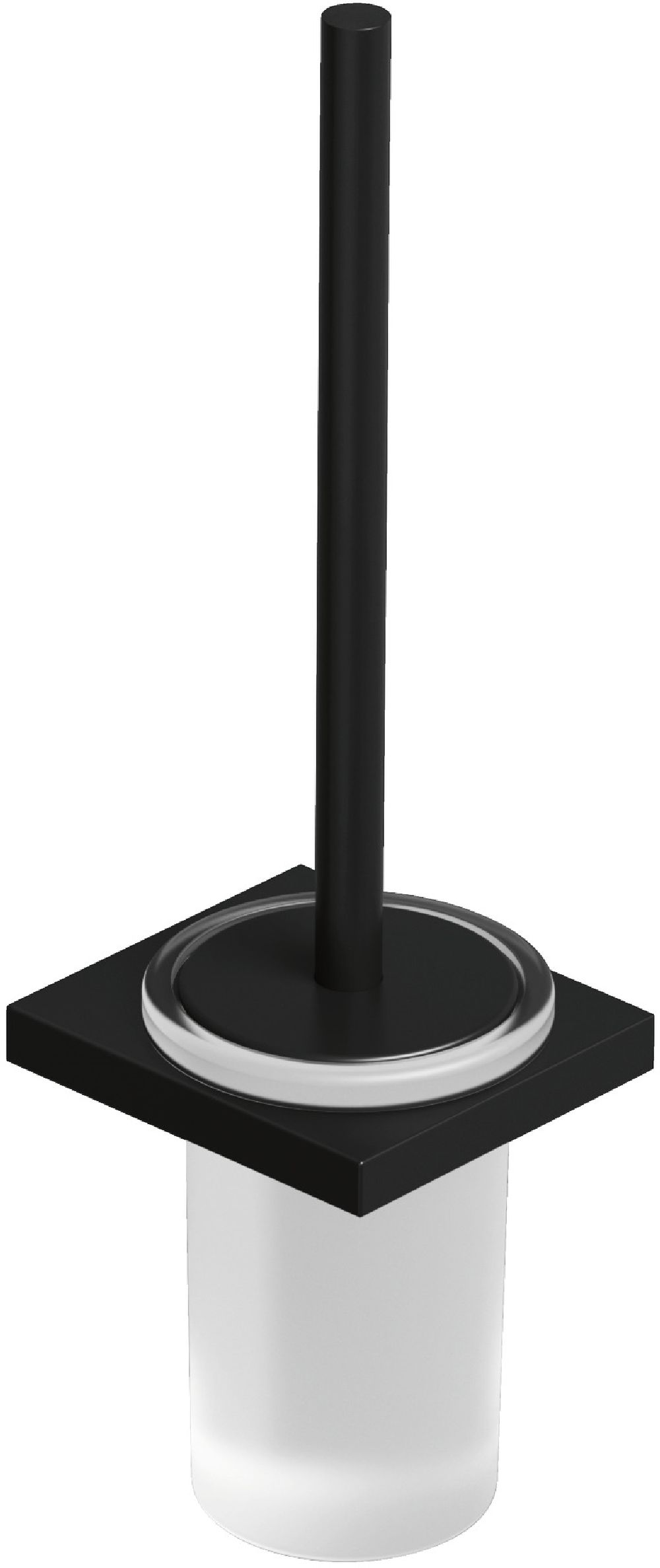 Kludi Vela C brosse wc avec manche à visser noir 3197439