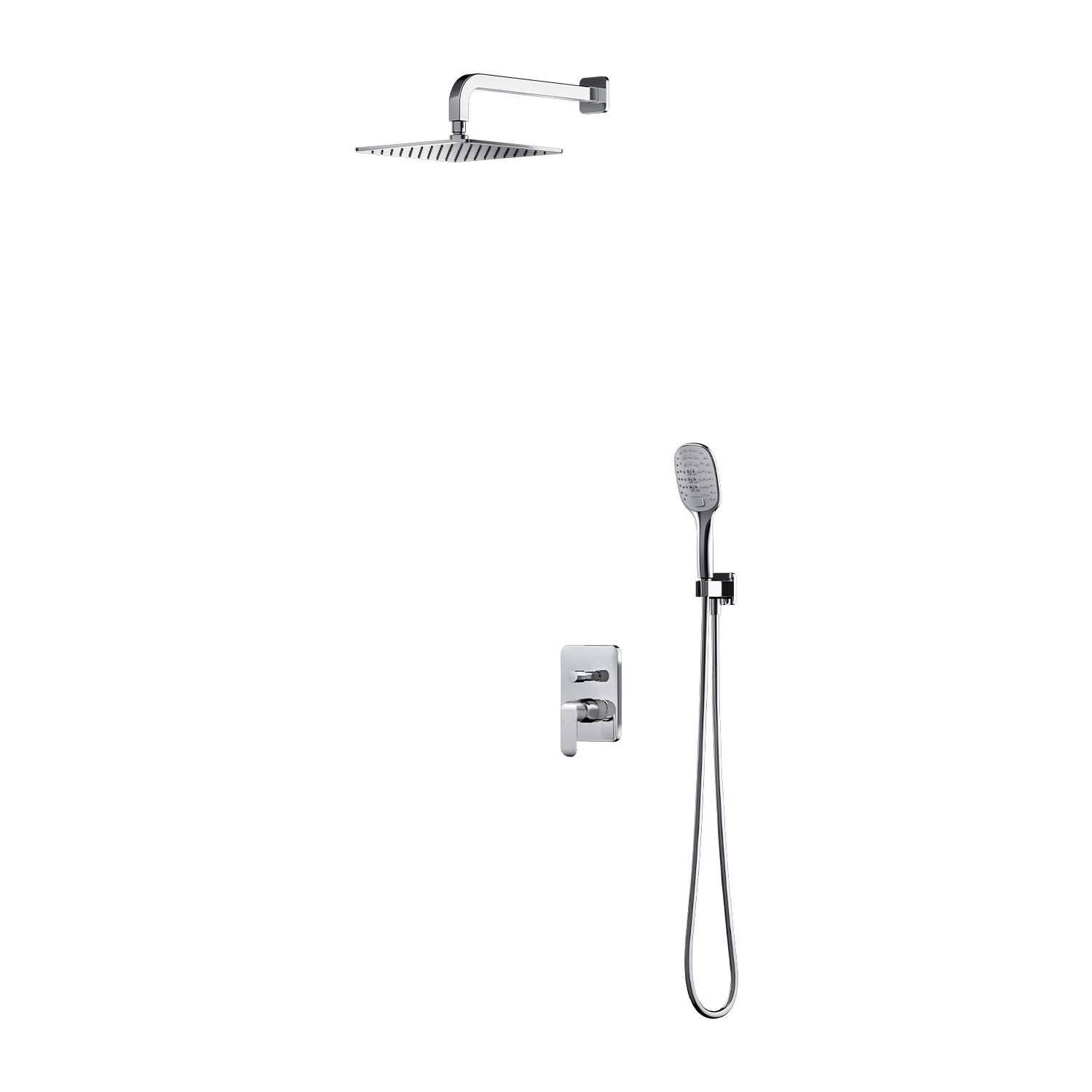 Omnires Sacramento ensemble de douche encastré oui chrome SYSSC10XCR