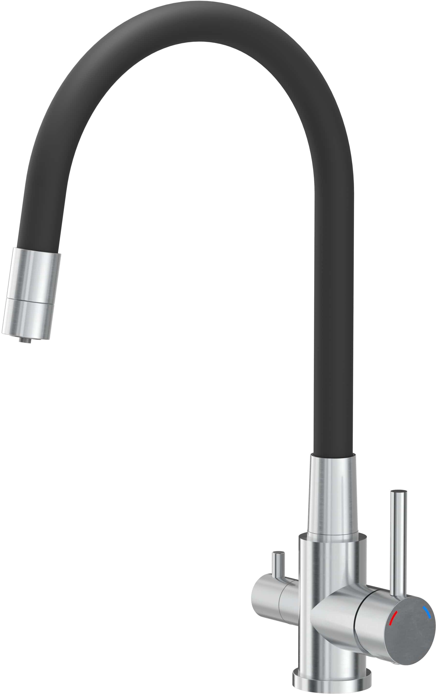 Quadron Agnes batterie pour filtre à eau sur pied acier inoxydable 52141BS