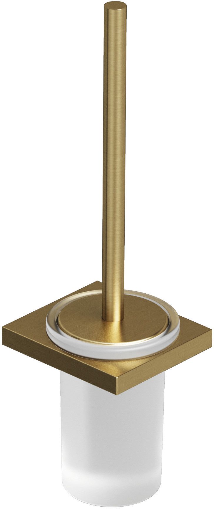 Kludi Vela C brosse wc avec manche à visser doré 31974N0