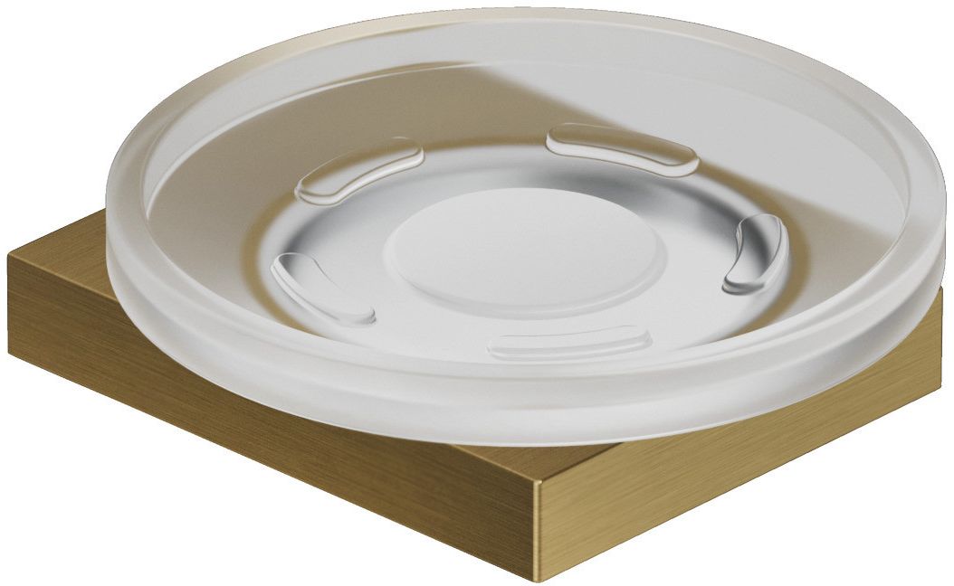 Kludi Vela C porte-savon mural blanc-doré 31985N0