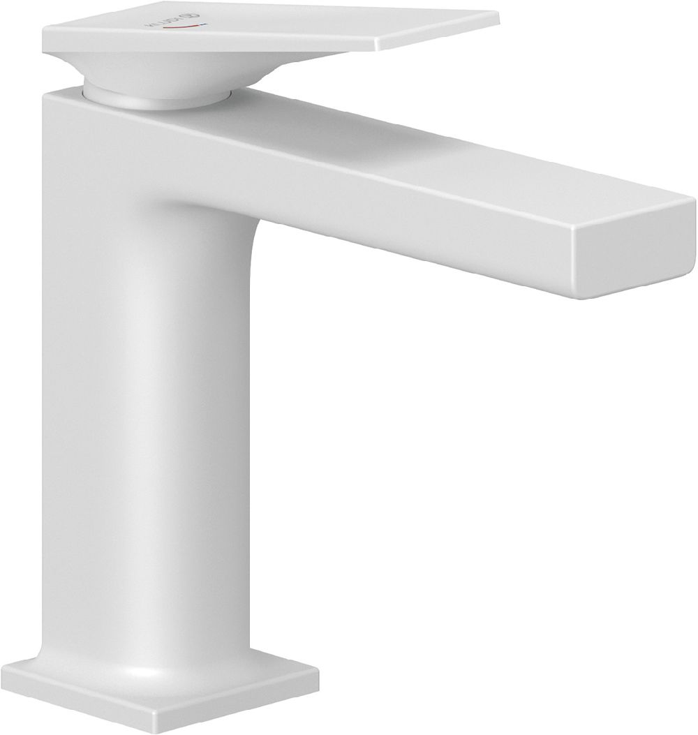 Kludi Decus mitigeur de lavabo sur pied blanc 542895375