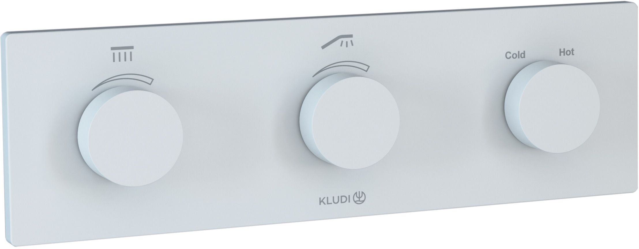 Kludi Pushtronic mitigeur bain-douche encastrée oui blanc 3830053-00