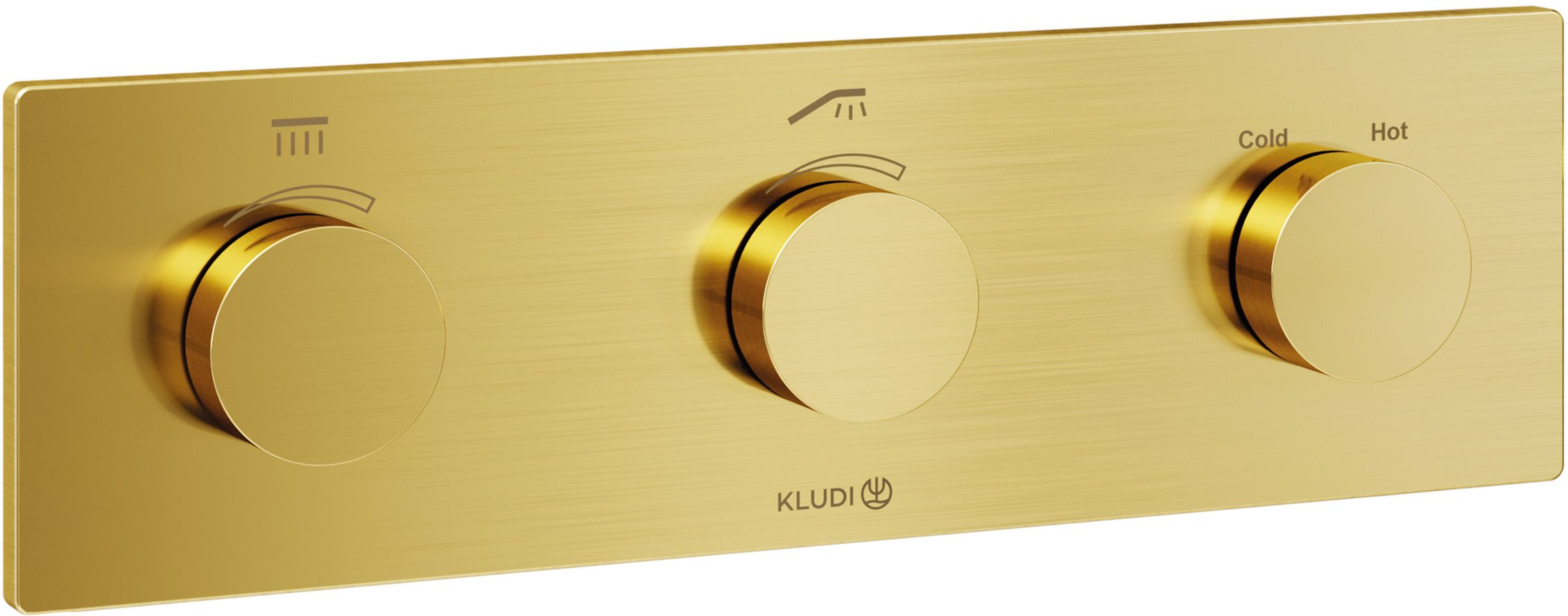 Kludi Pushtronic mitigeur bain-douche encastrée oui doré 38300N0-00