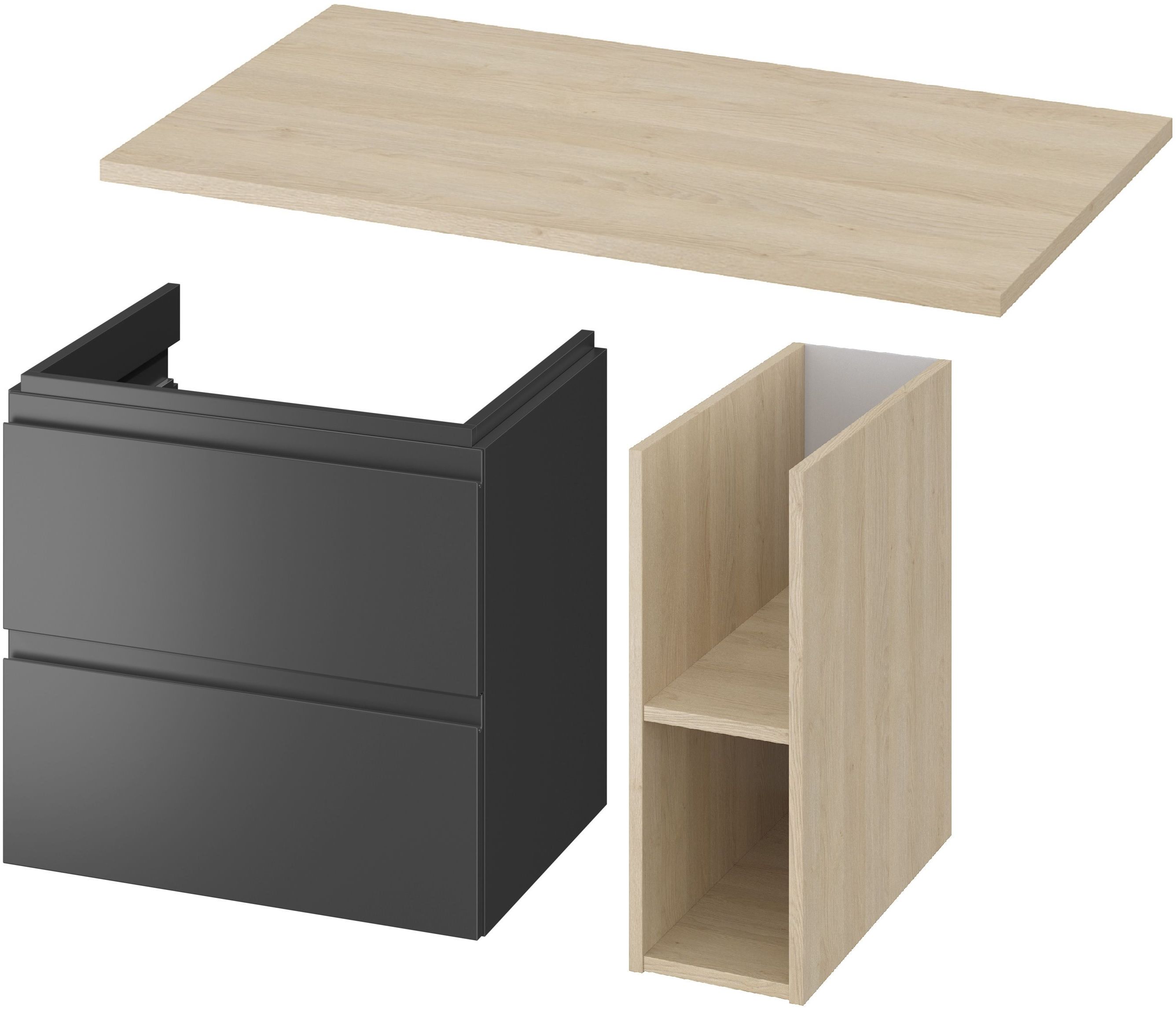 Set armoire Cersanit Moduo S590-068-DSM, armoire Cersanit Moduo K116-020, S590-023