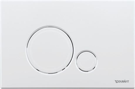 Duravit DuraSystem bouton de chasse d'eau pour WC blanc WD5010011000