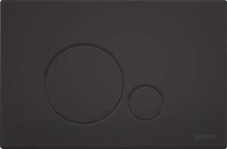 Duravit DuraSystem bouton de chasse d'eau pour WC noir WD5010031000