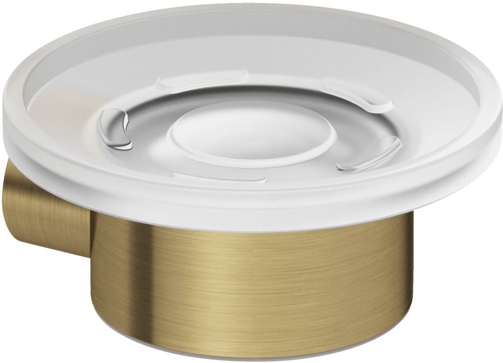 Kludi Vela R porte-savon mural blanc-doré 58985N0