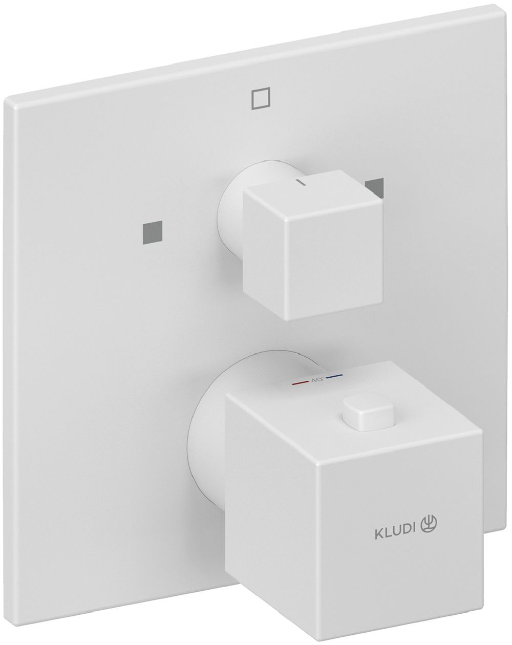 Kludi Decus mitigeur bain-douche encastrée avec thermostat blanc 548105375