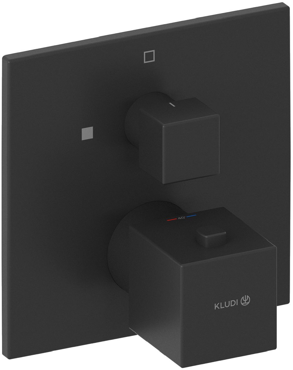 Kludi Decus mitigeur de douche encastrée oui noir 548853975