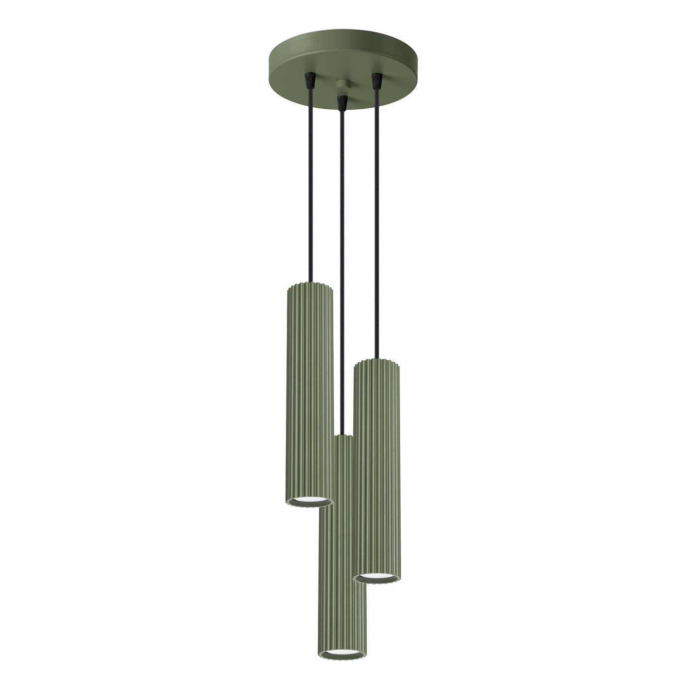 Sollux Lighting Karbon lampe suspendue 3x10 W vert SL.1614