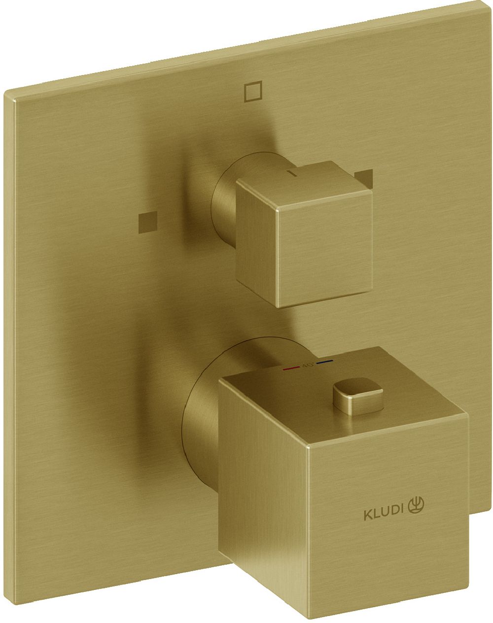 Kludi Decus mitigeur bain-douche encastrée avec thermostat doré 54810N075