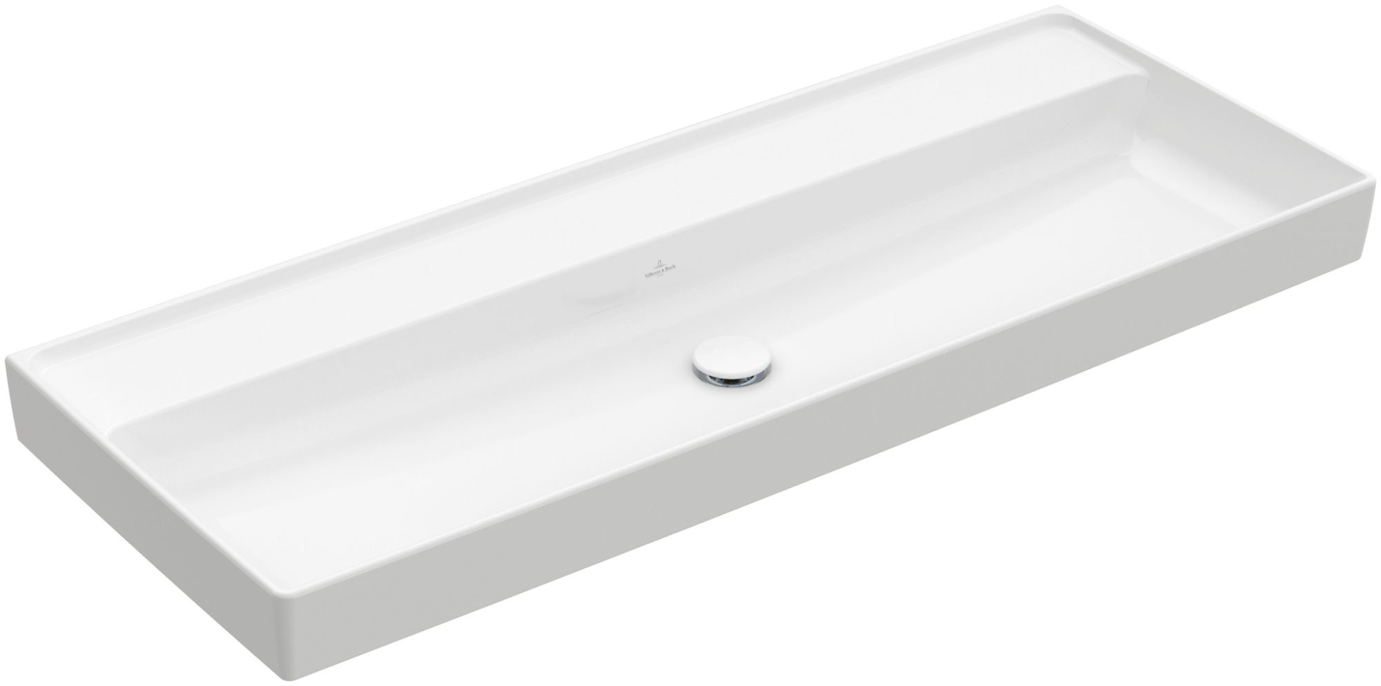 Villeroy & Boch Collaro lavabo 120x47 cm rectangulaire classique-de meuble blanc brillant 4A33C3R1