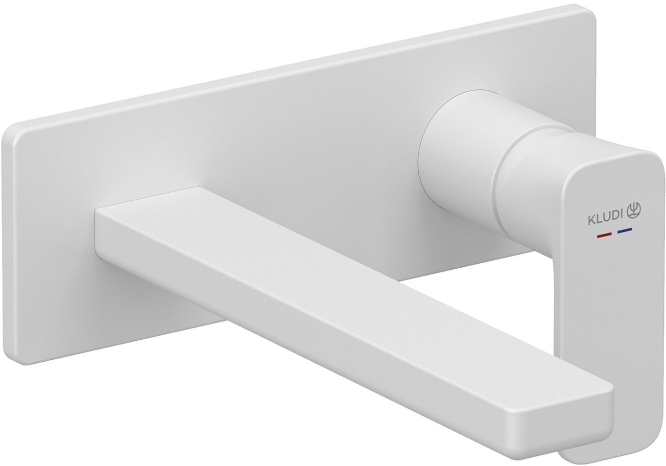 Kludi Renon mitigeur de lavabo encastrée blanc 422445375