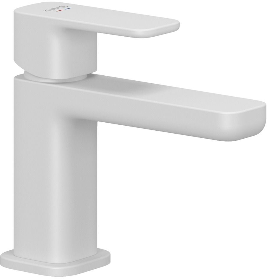 Kludi Renon mitigeur de lavabo sur pied blanc 422665375
