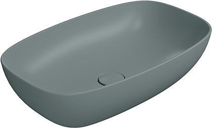 GSI Nubes lavabo 60x38 cm ovale à poser 978304