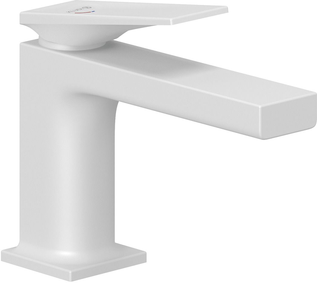 Kludi Decus mitigeur de lavabo sur pied blanc 542675375