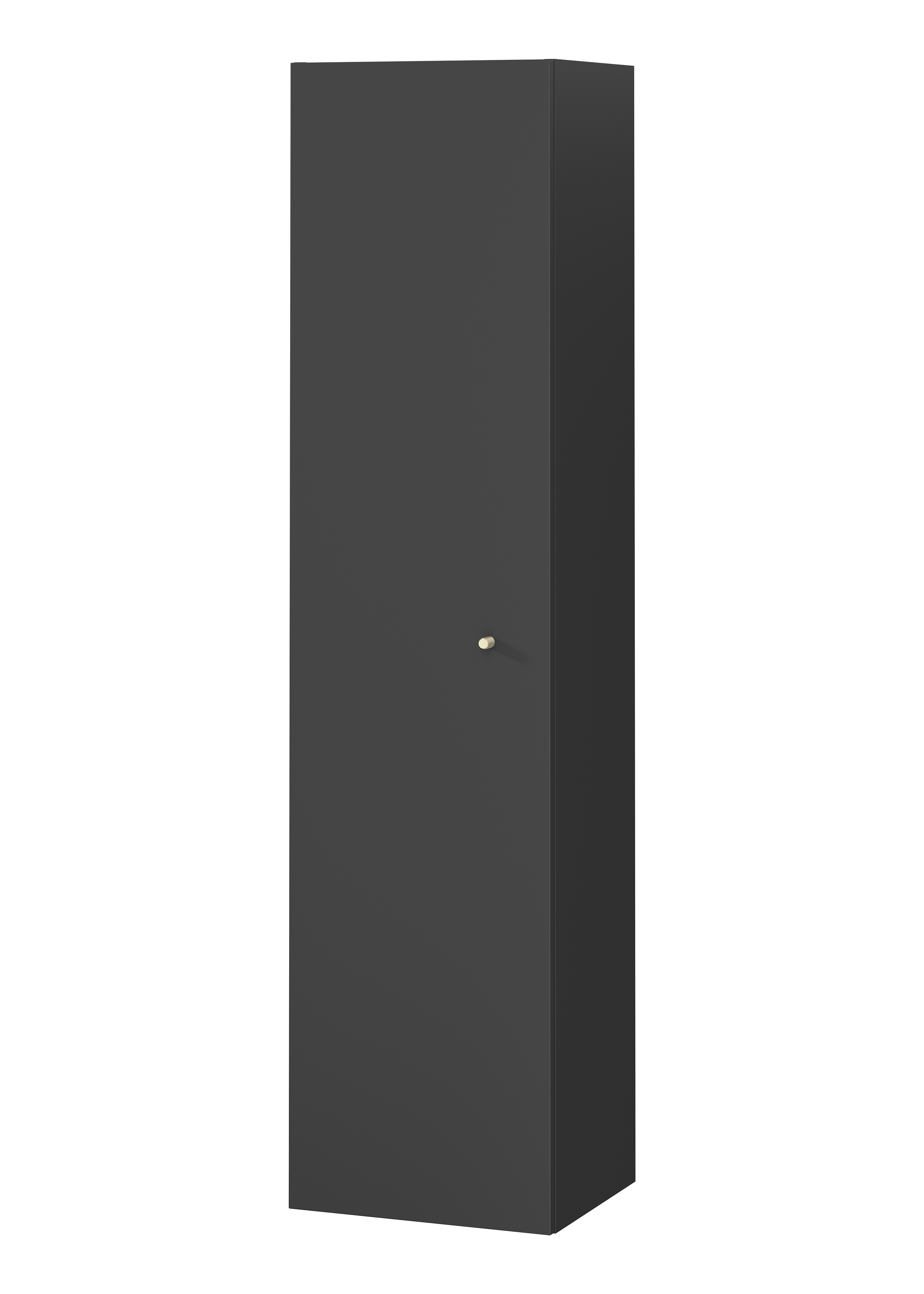 Cersanit Larga armoire 39.4x33.7x160 cm latérale suspendue anthracite S164-032