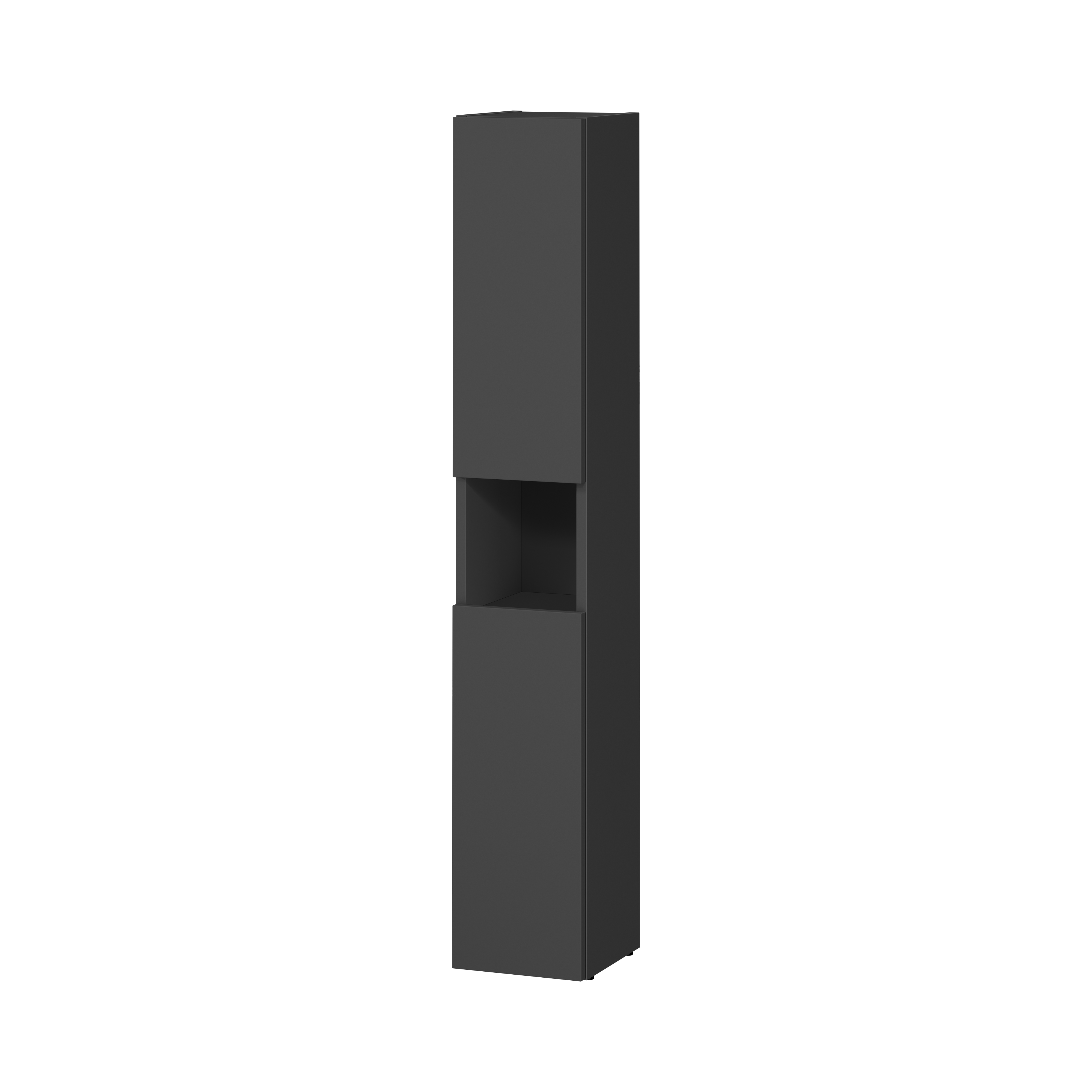 Cersanit Larga armoire 20x22.2x120.5 cm latérale sur pied anthracite S164-039