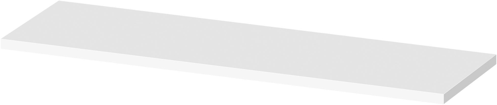 Cersanit Larga plan de travail suspendu 76.4x22.5 cm blanc S164-051