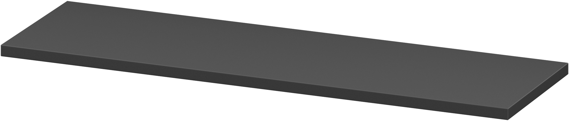 Cersanit Larga plan de travail suspendu 76.4x22.5 cm anthracite S164-054