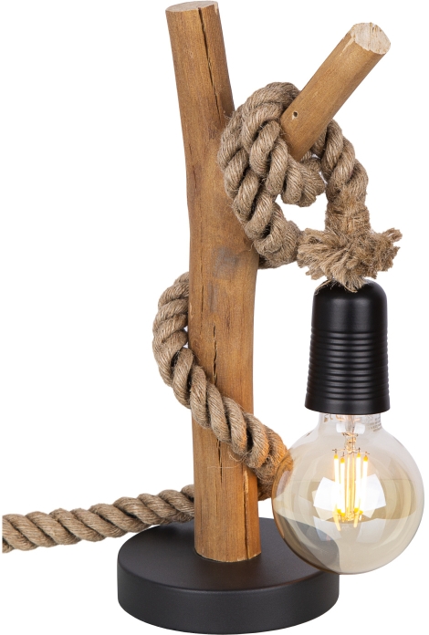 Globo Lighting Nerida lampe de table 1x10 W bois 52060146X