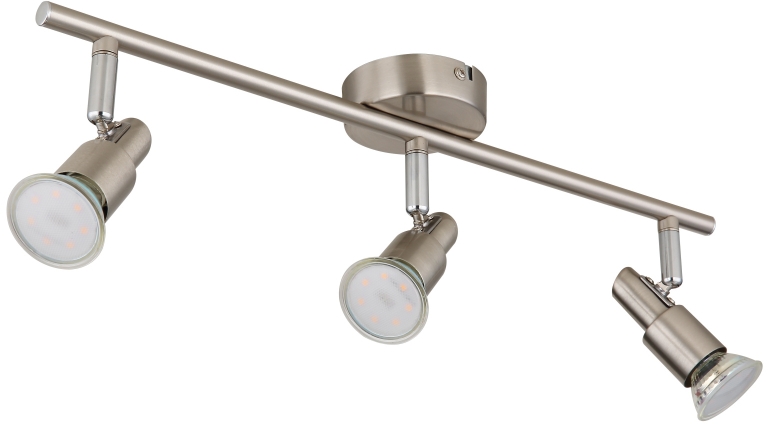 Globo Lighting Kinley applique murale 3x3 W nickel 57385-3