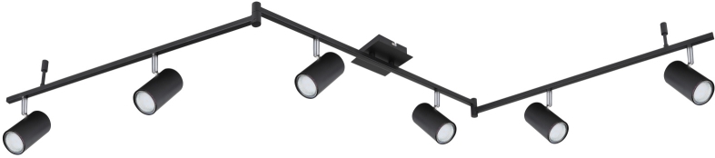 Globo Lighting Robby plafonnier 6x35 W noir 57910-6B