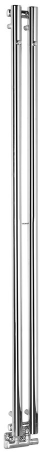 Sapho Pilon radiateur de salle de bain décoratif 180x12.2 cm chrome IZ123T