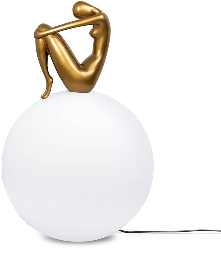 Moosee Uomo lampadaire 1x40 W blanc-doré MSE1501100430