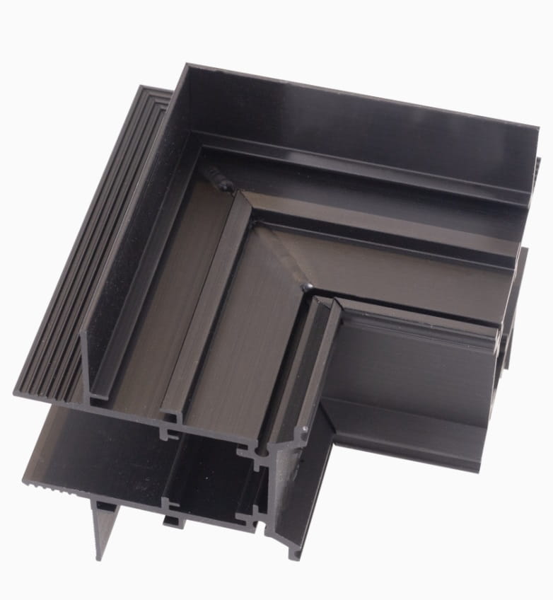 MaxLight Magnetic equerre x W noir MT0009