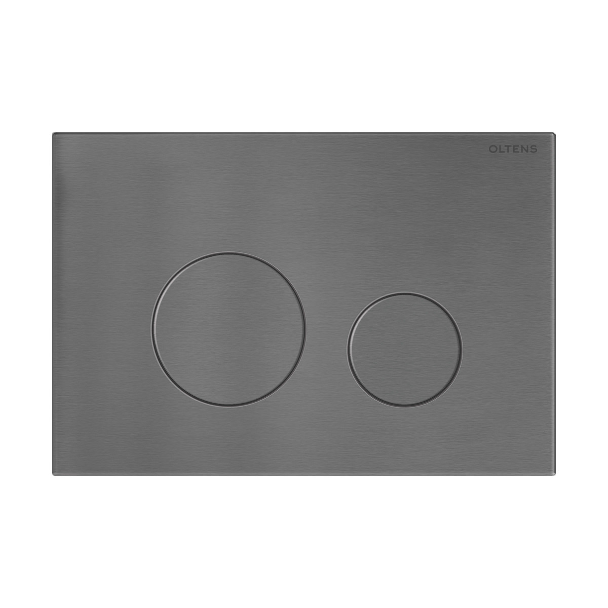Oltens Lule bouton de chasse d'eau pour WC graphite 57102400
