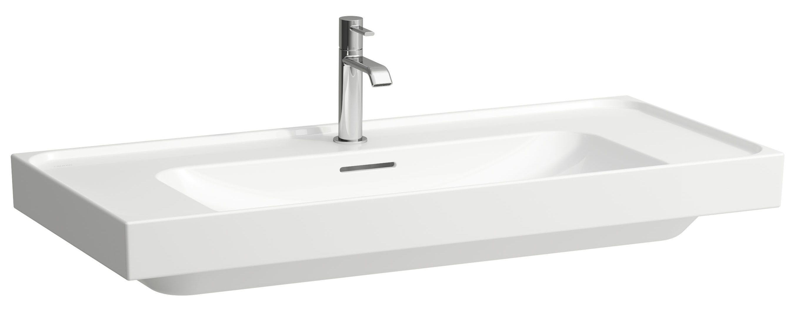 Laufen Meda lavabo 100x46 cm rectangulaire classique-de meuble blanc mat H8101197571041