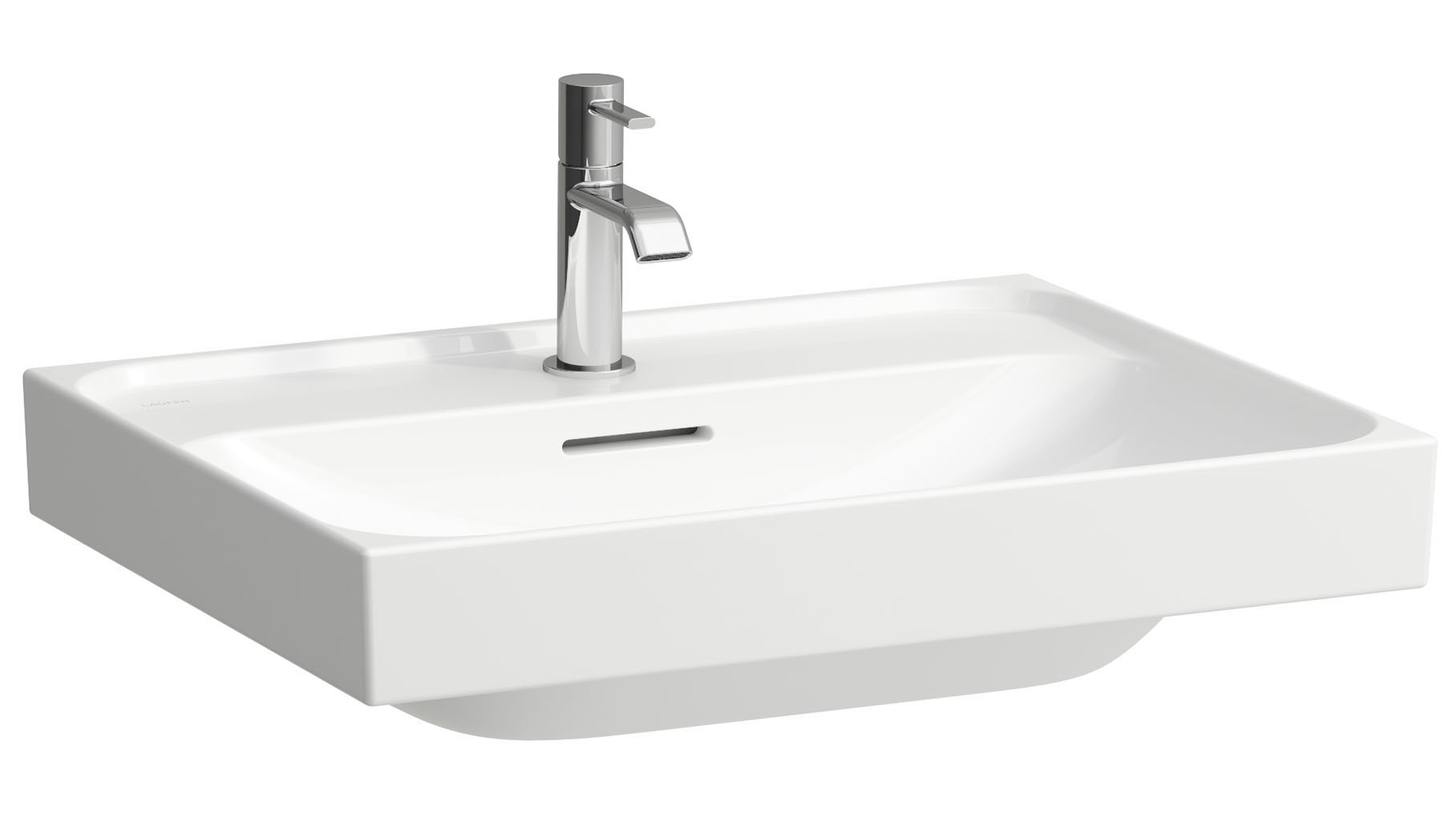 Laufen Meda lavabo 60x46 cm rectangulaire classique blanc mat H8161137571041