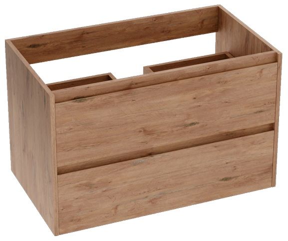 LaVita Tulsa armoire 81x46.5x50 cm sous-lavabo suspendu noyer 5900378339861