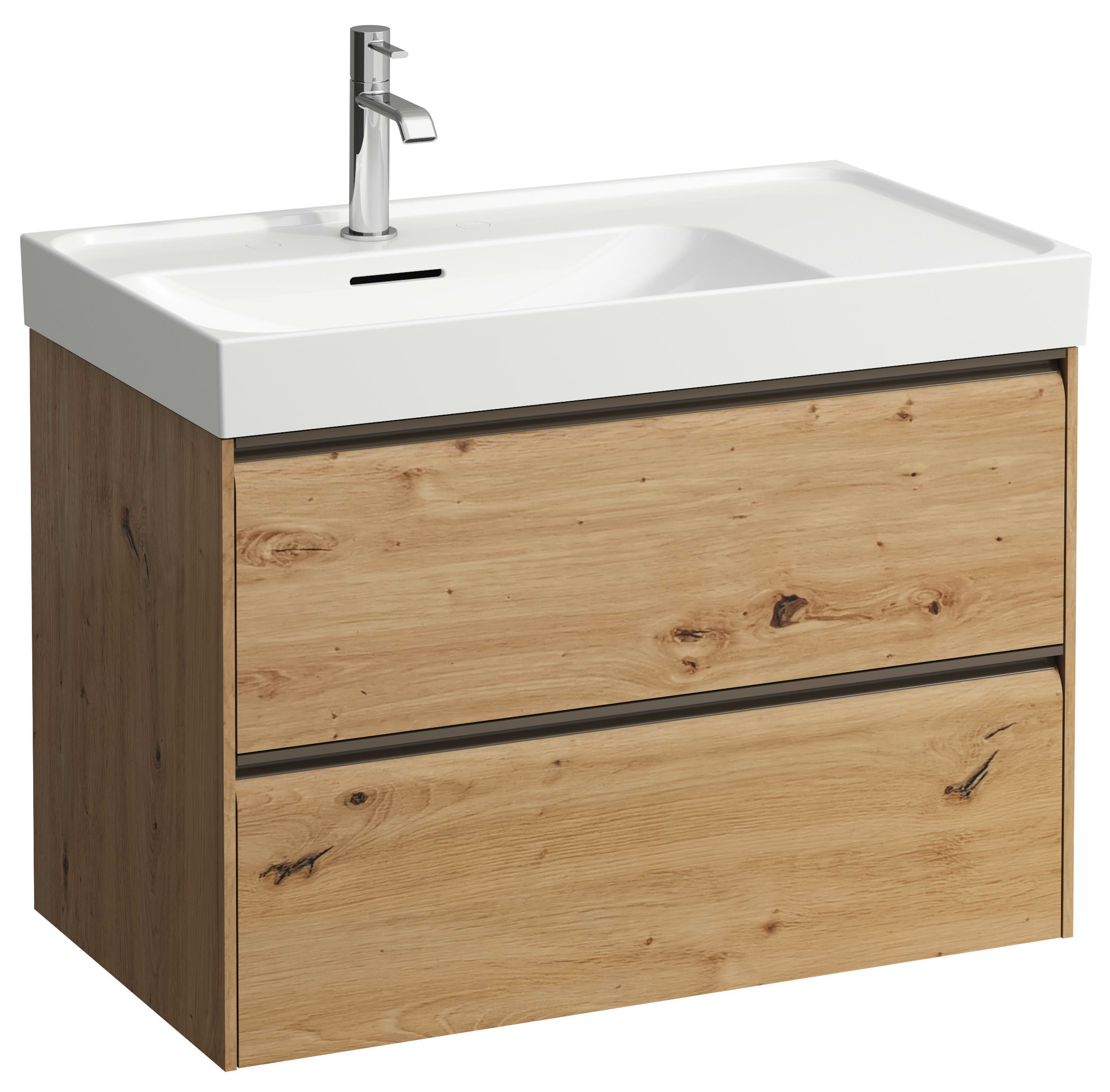 Laufen Meda armoire 44.8x78.4x51.5 cm sous-lavabo suspendu chêne H4216020112671