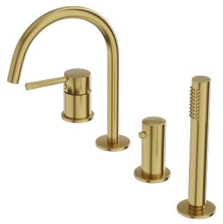 LaVita Orion mitigeur bain-douche pour baignoire doré 5900378341505