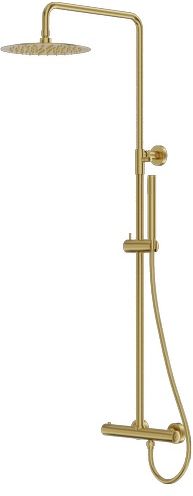 LaVita Orion ensemble de douche mural avec thermostat oui doré 5900378341659